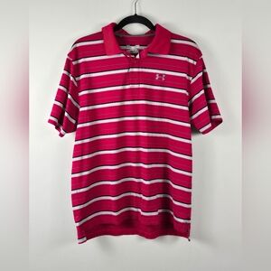 Under Armour Heat gear loose moisture wicking golf polo shirt